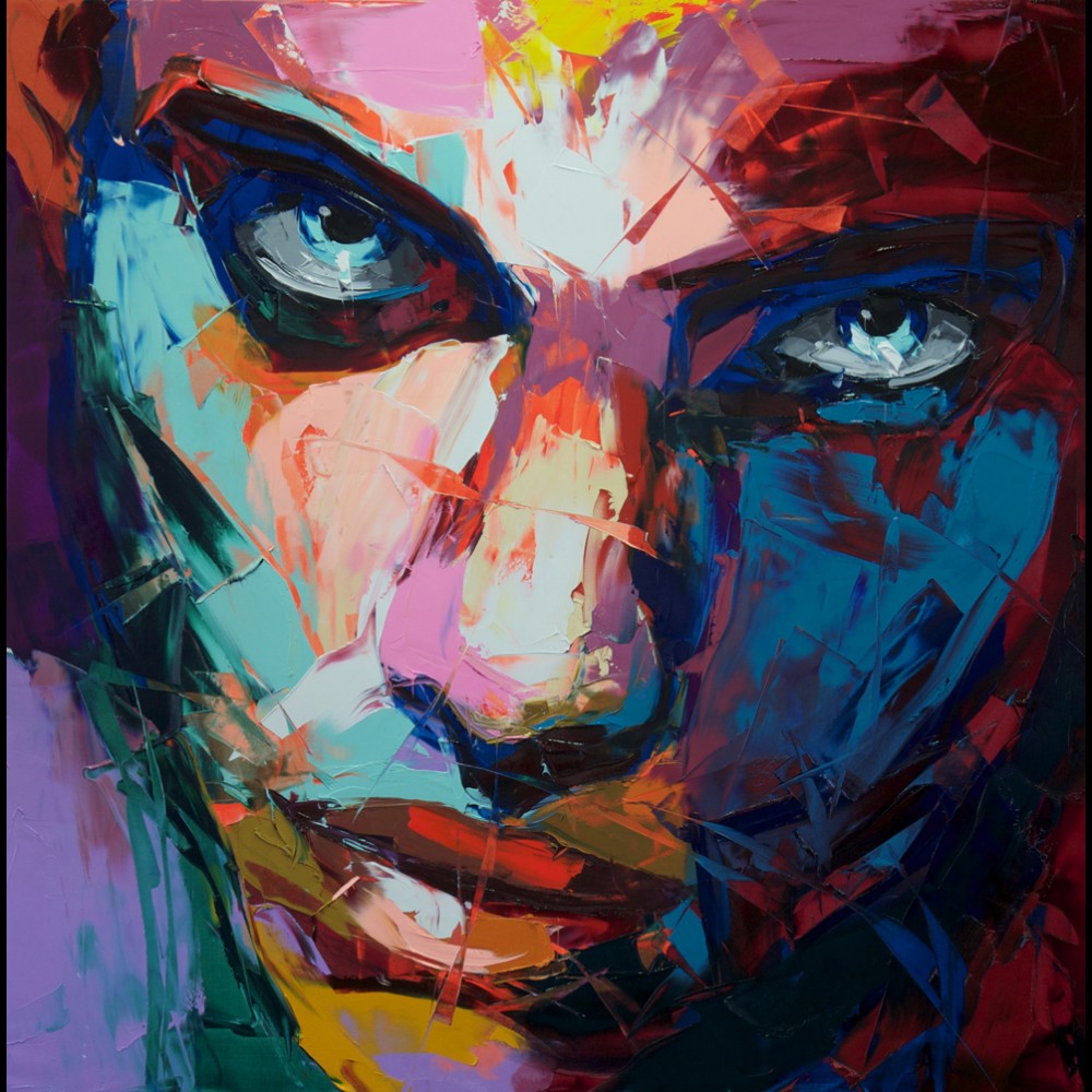 Francoise Nielly Portrait Palette Painting Expression Face184